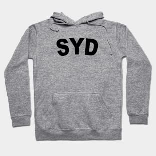 SYD Black Bold Hoodie